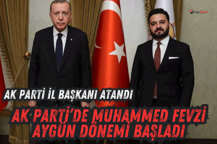 AK Parti İl Başkanlığı’na Muhammed Fevzi Aygün atandı