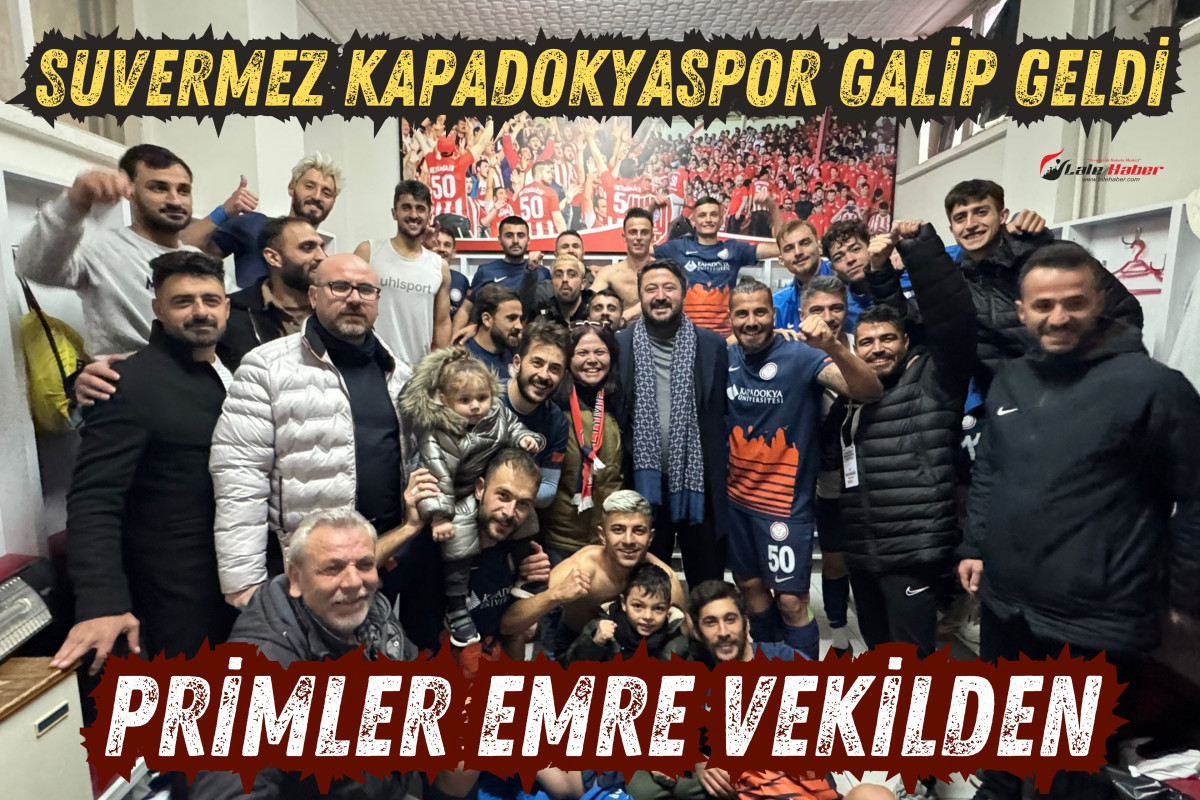 AK Parti Milletvekili Çalışkan, Suvermez Kapadokyasporlu futbolculara prim verdi