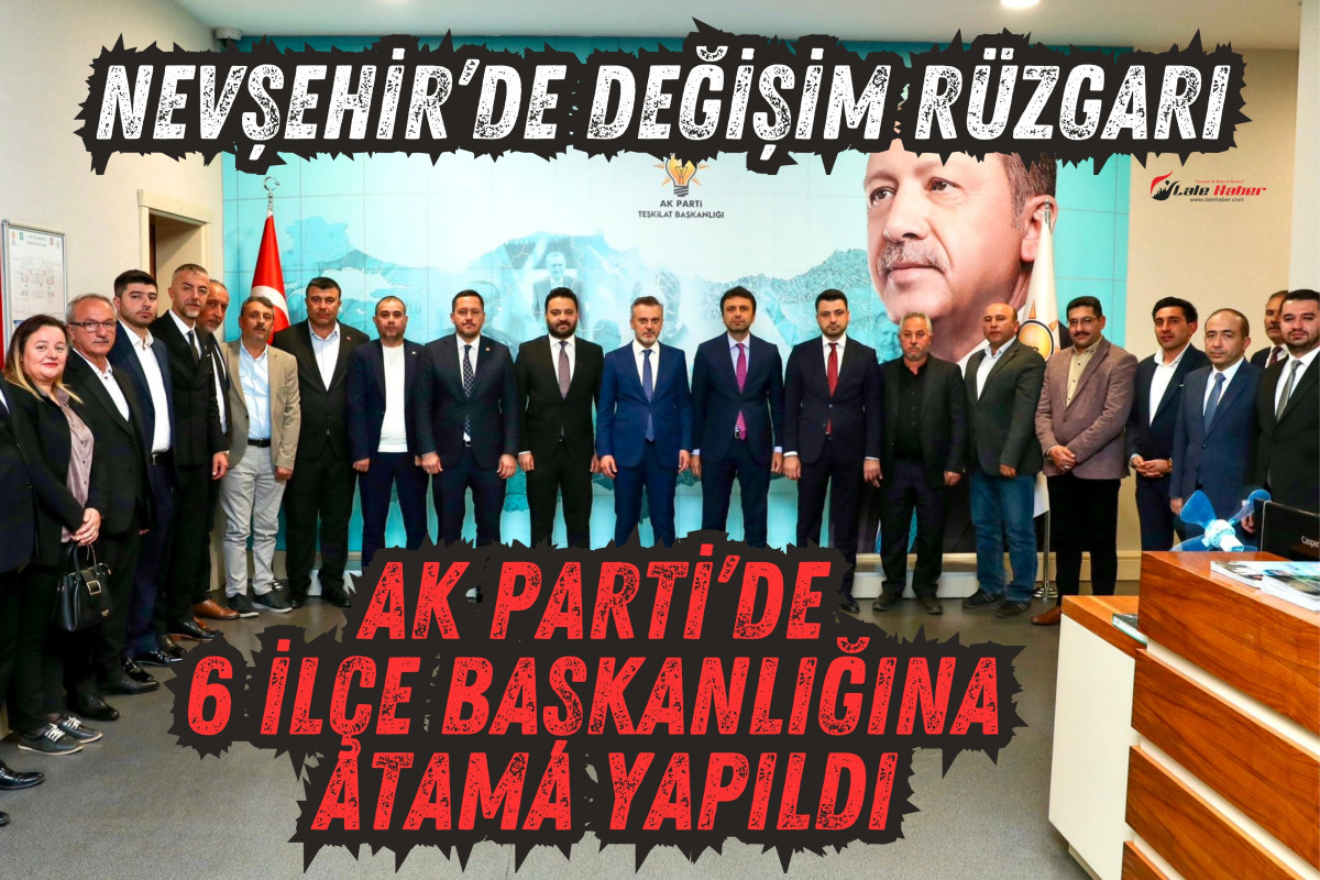 AK Parti’de 5 ilçe başkanı atama yapıldı