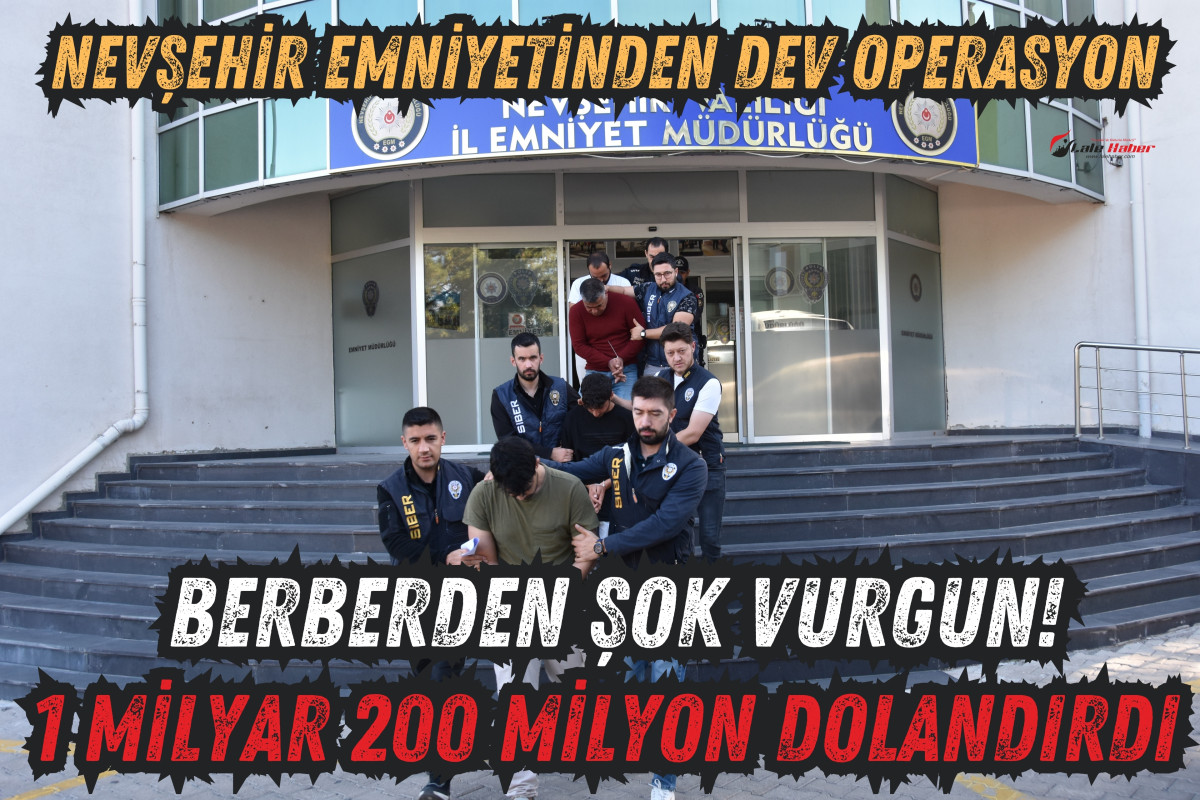 Berberden şok vurgun! 1 milyar 200 milyon dolandırdı