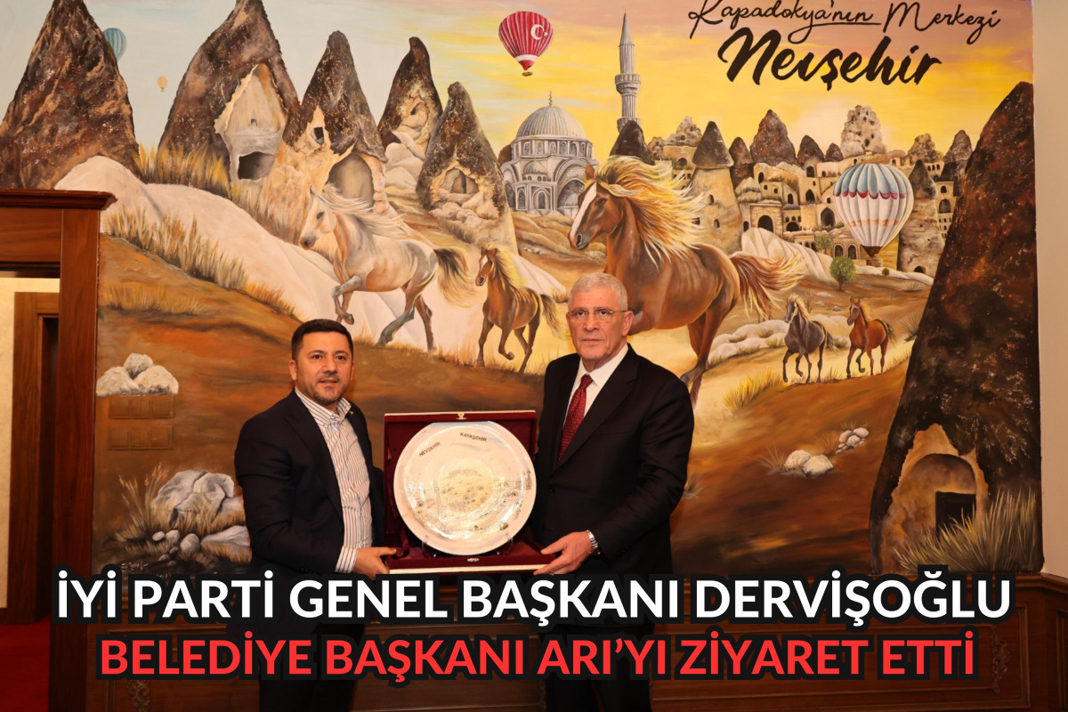 İYİ Parti Genel Başkanı Dervişoğlu, Belediye Başkanı Arı’yı ziyaret etti