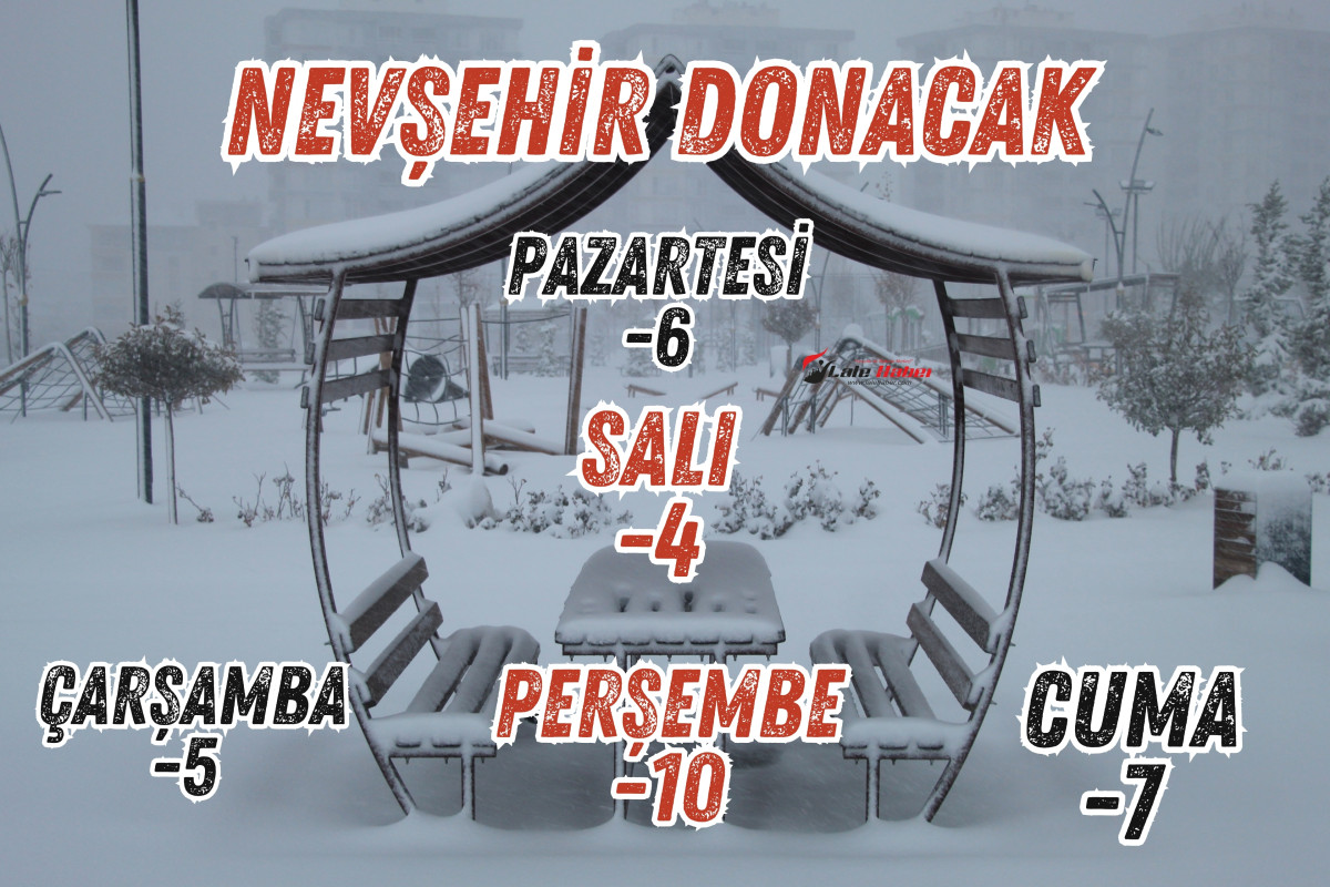 Nevşehir'de hava sıcaklıkları düşmeye devam edecek