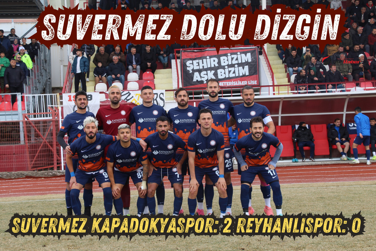 Suvermez Kapadokyaspor yoluna dolu dizgin devam ediyor